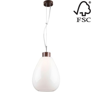 Schnur-Hängeleuchte PIRO 1xE27/60W/230V – FSC-zertifiziert