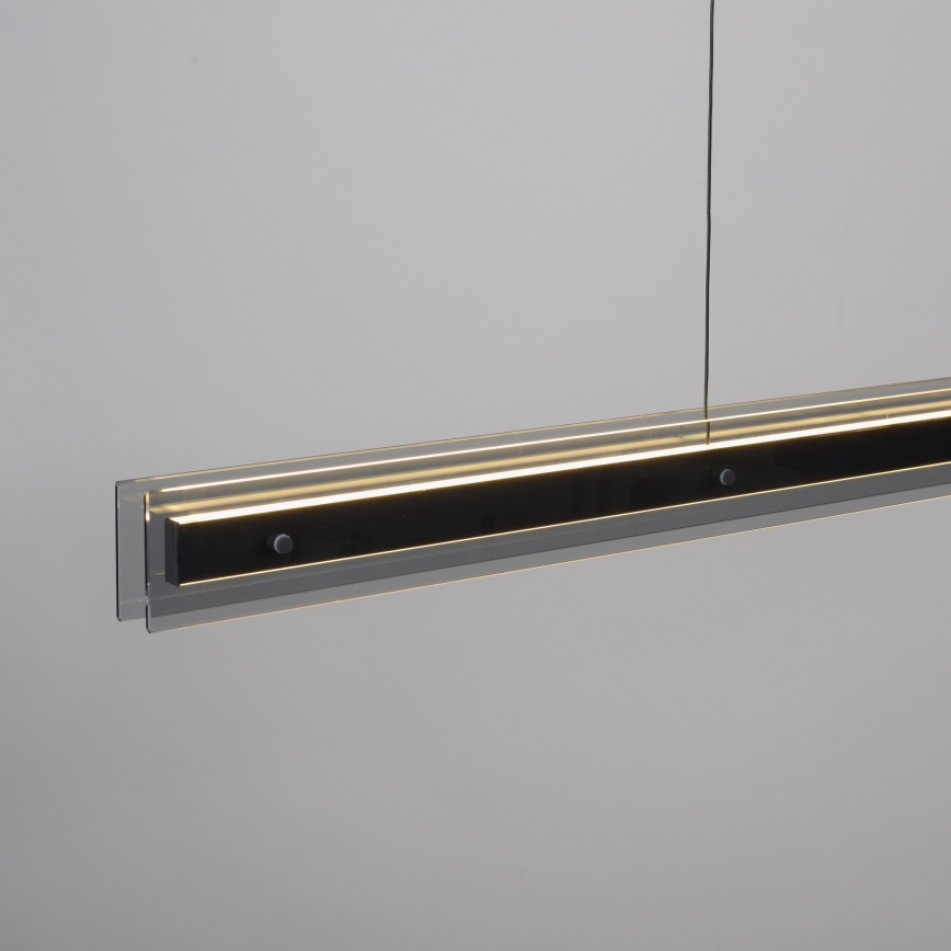 Schöner Wohnen 11316-18 - LED-dimmbare Pendelleuchte mit Seilabhängung LENA, 32 W, 230 V, 105 cm, schwarz