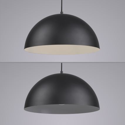 Schöner Wohnen 11728-18 - Pendelleuchte ALI 1xE27/25W/230V Ø 38 cm schwarz
