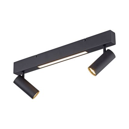 Schöner Wohnen 11793-18 - LED-Spot DANTE 2x GU10/10W/230V + LED/7,2W, schwarz