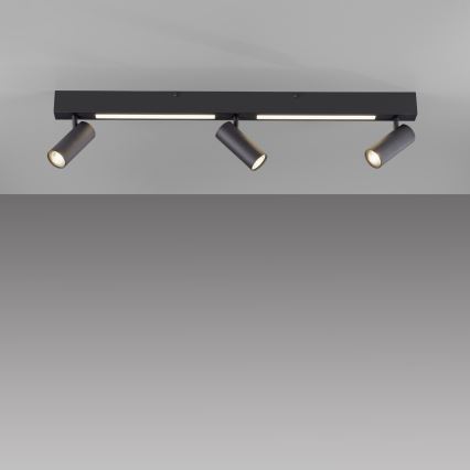 Schöner Wohnen 11794-18 - LED-Spot DANTE 3xGU10/10W/230V + LED/14,4W schwarz