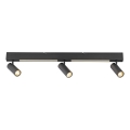 Schöner Wohnen 11794-18 - LED-Spot DANTE 3xGU10/10W/230V + LED/14,4W schwarz