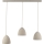 Schöner Wohnen 12541-42 - Pendelleuchte TRAVENTA, 3xE27/40W/230V, Beton