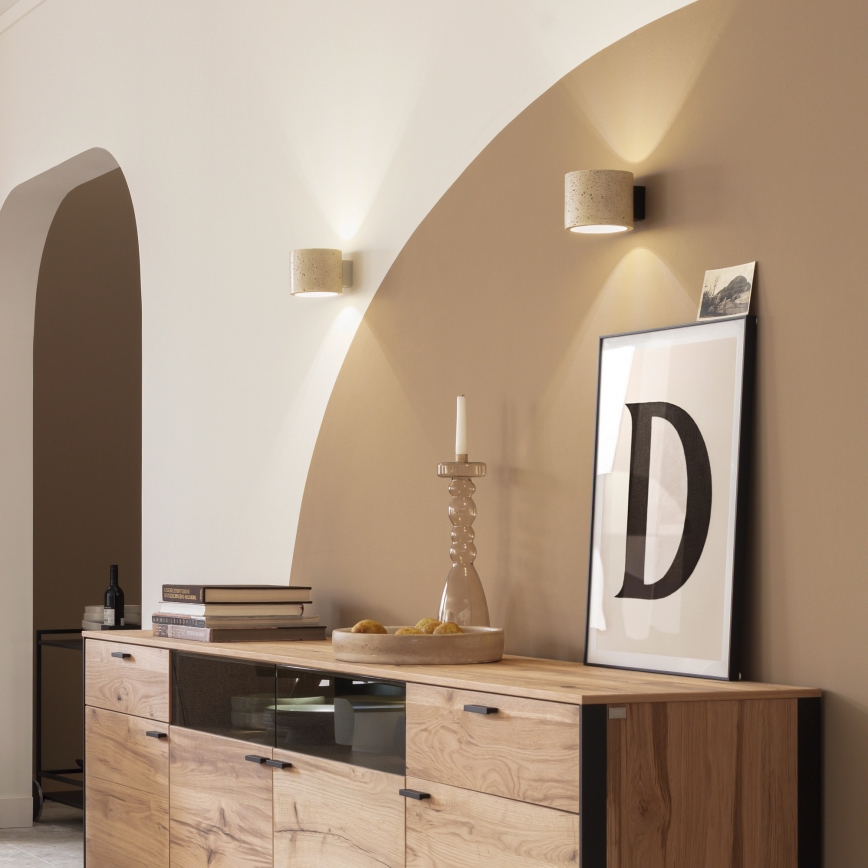 Schöner Wohnen 12542-42 - Wandleuchte TRAVENTA 1xG9/10W/230V Beton