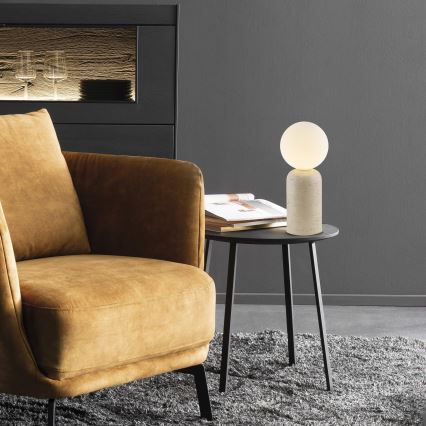 Schöner Wohnen 12543-42 - Tischlampe TRAVENTA 1xG9/10W/230V Beton