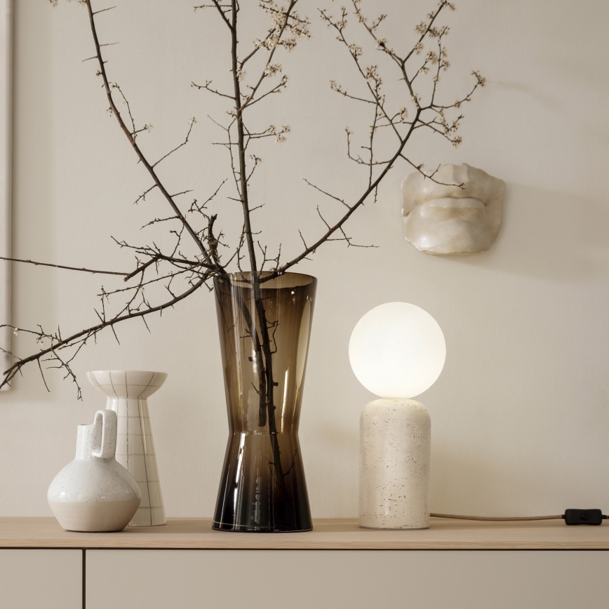 Schöner Wohnen 12543-42 - Tischlampe TRAVENTA 1xG9/10W/230V Beton