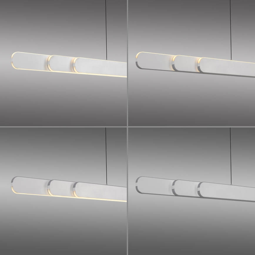 Schöner Wohnen 12577-16 - dimmbare Pendelleuchte an Kabel ADRIANA ROUND 2xLED/24W/230V 2700/3000/3500/4000/5000K weiß