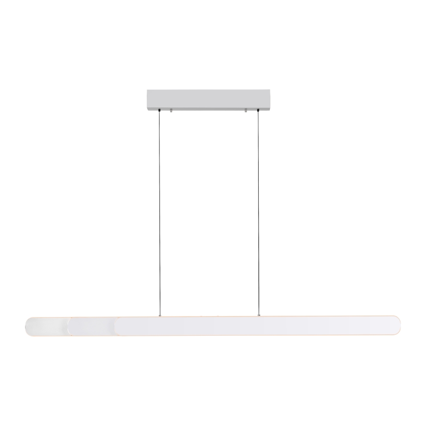 Schöner Wohnen 12577-16 - LED dimmbare Pendelleuchte mit Seilaufhängung ADRIANA ROUND 2xLED/24W/230V 2700/3000/3500/4000/5000K 160 cm weiß