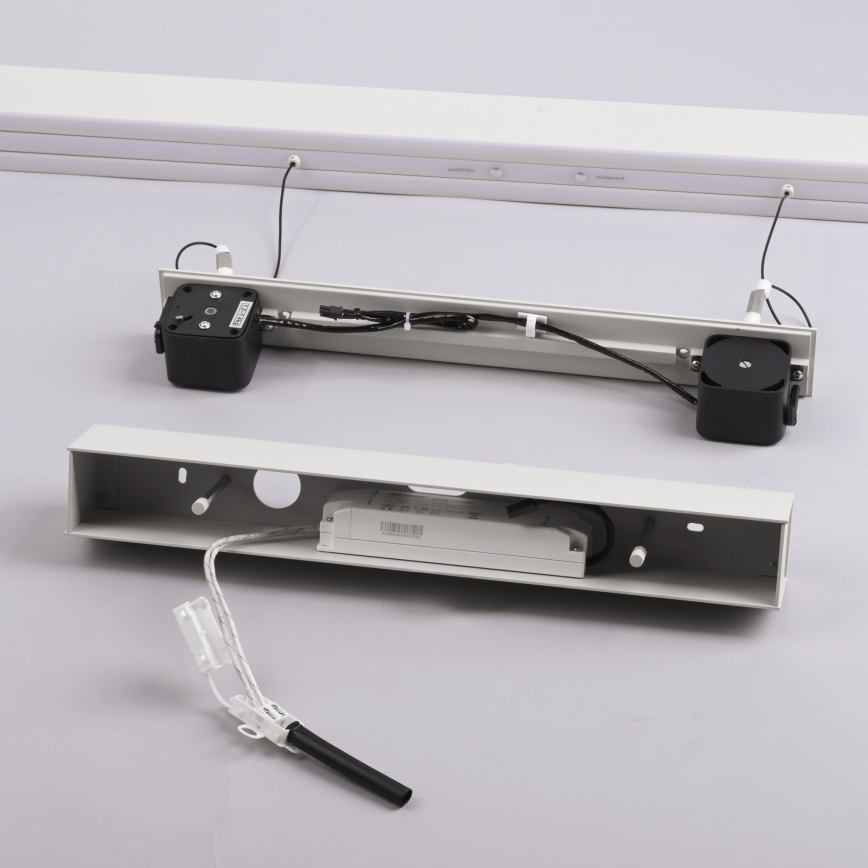 Schöner Wohnen 12577-16 - LED dimmbare Pendelleuchte mit Seilaufhängung ADRIANA ROUND 2xLED/24W/230V 2700/3000/3500/4000/5000K 160 cm weiß