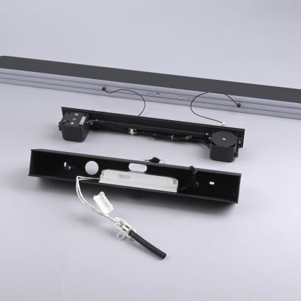 Schöner Wohnen 12577-18 - LED dimmbare Pendelleuchte an Drahtseil ADRIANA ROUND 2xLED/24W/230V 2700/3000/3500/4000/5000K 160 cm schwarz