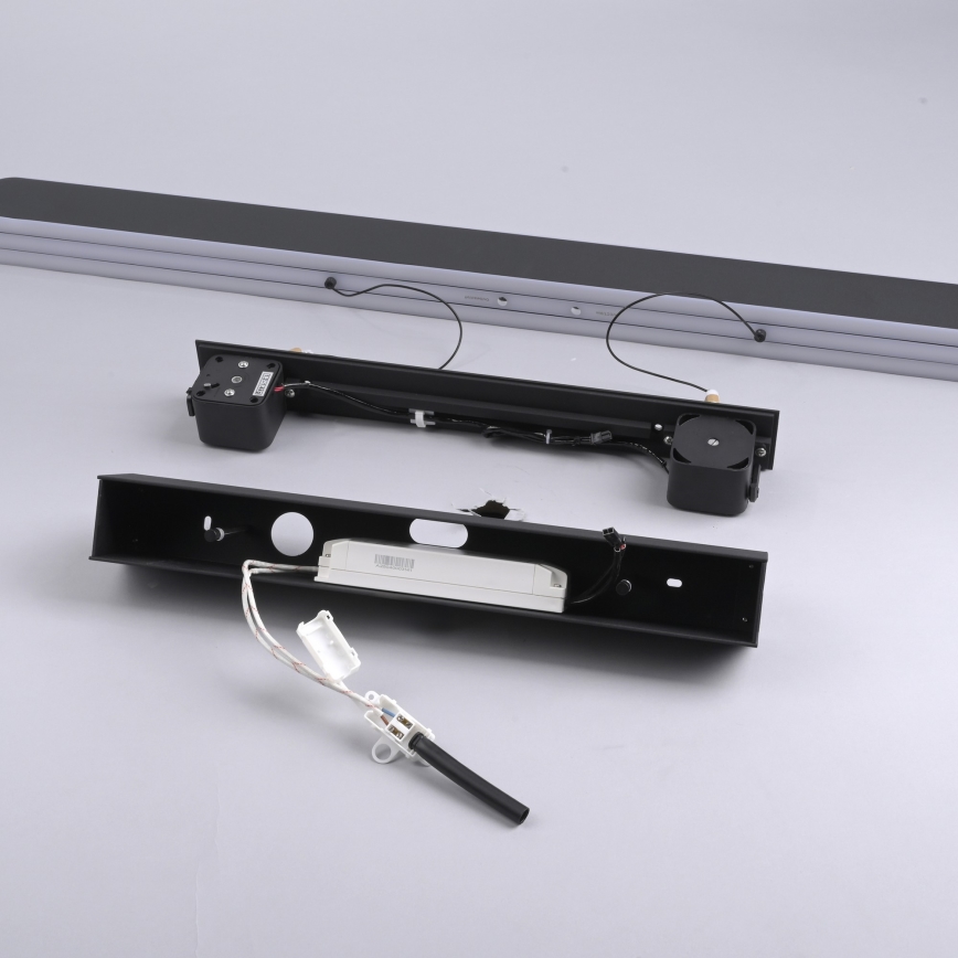 Schöner Wohnen 12577-18 - LED dimmbare Pendelleuchte an Drahtseil ADRIANA ROUND 2xLED/24W/230V 2700/3000/3500/4000/5000K 160 cm schwarz