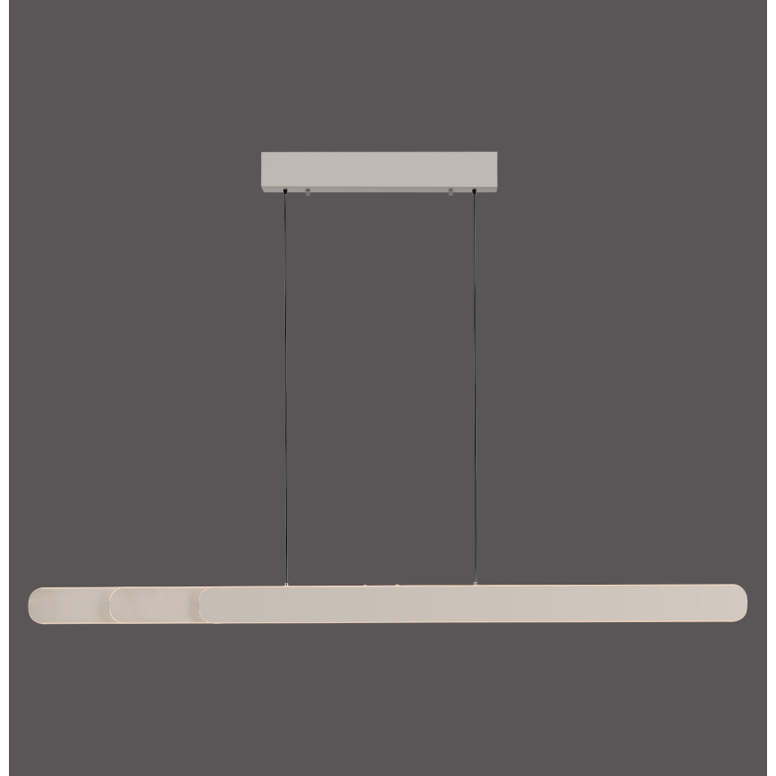 Schöner Wohnen 12577-39 - ADRIANA ROUND dimmbare Pendelleuchte an Kabel 2xLED/24W/230V 2700/3000/3500/4000/5000K grau