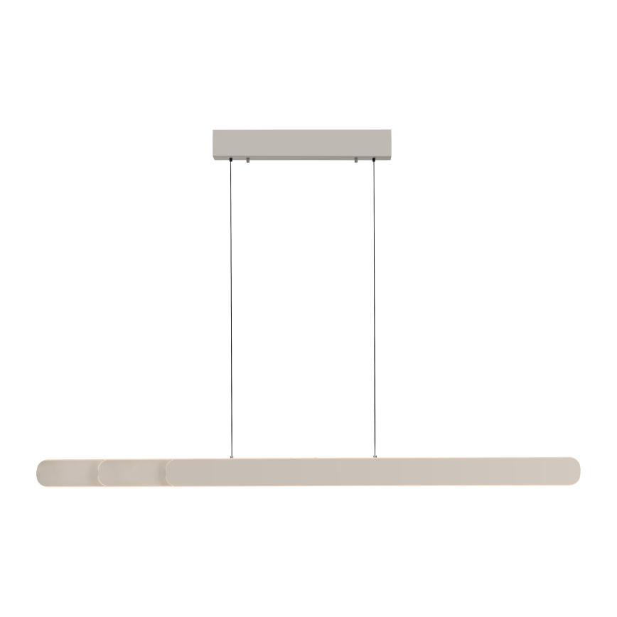 Schöner Wohnen 12577-39 - dimmbare LED-Pendelleuchte an Stahlseil ADRIANA ROUND 2xLED/24W/230V 2700/3000/3500/4000/5000K 160 cm grau