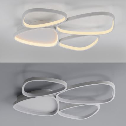 Schöner Wohnen 14038-16 - dimmbare LED-Deckenleuchte PEBBLES LED/35,5W/230V weiß