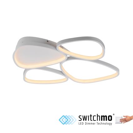 Schöner Wohnen 14038-16 - dimmbare LED-Deckenleuchte PEBBLES LED/35,5W/230V weiß