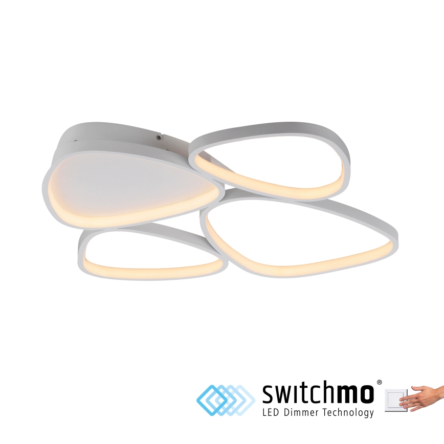 Schöner Wohnen 14038-16 - dimmbare LED-Deckenleuchte PEBBLES LED/35,5W/230V weiß