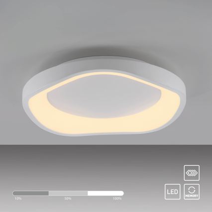Schöner Wohnen 14233-16 - Dimmbare LED-Deckenleuchte MONTA LED/21W/230V Ø 40 cm weiß