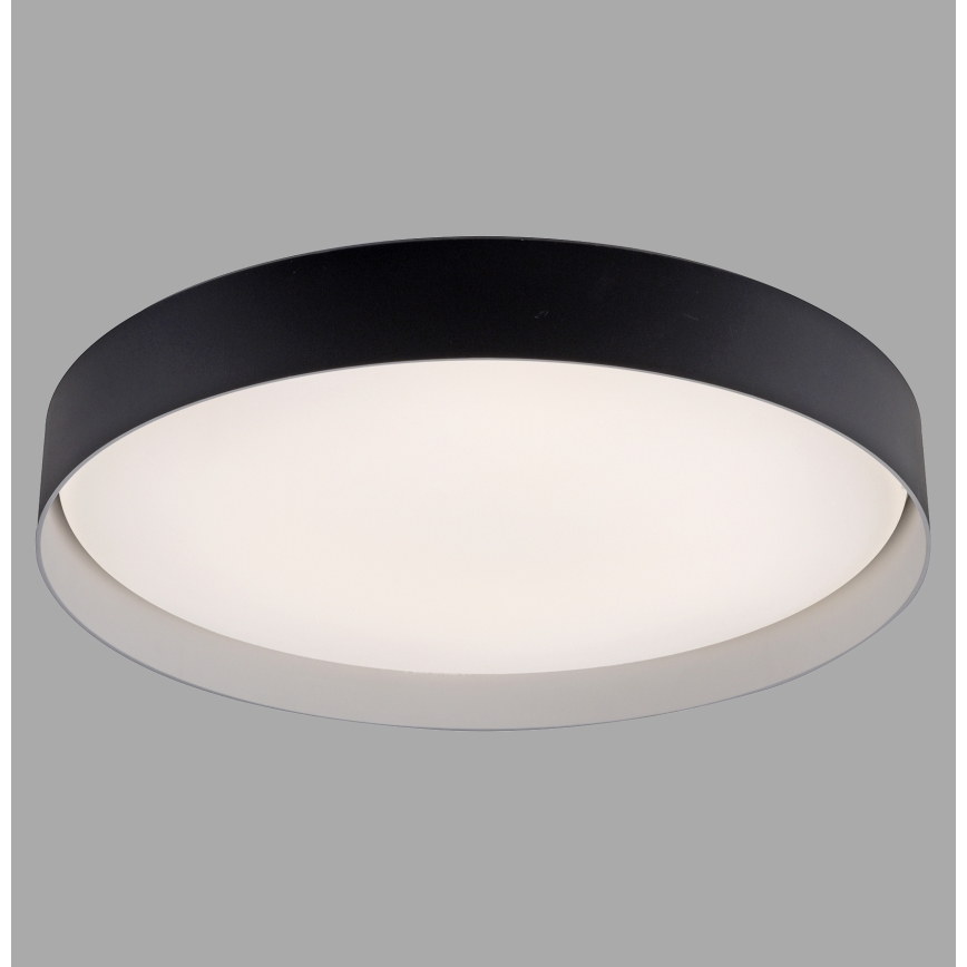 Schöner Wohnen 14595-18 - dimmbare LED-Deckenleuchte TAVOLI LED/34W/230V 2700-6500K Ø 49 cm schwarz + Fernbedienung