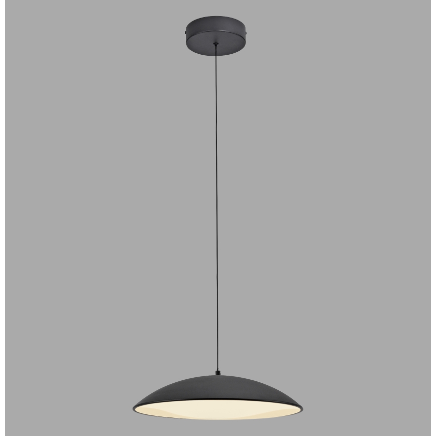 Schöner Wohnen 14606-18 - LED-dimmbarer Pendelleuchter LENTE, LED/17W/230V, Ø 40 cm, schwarz, mit Kabelabhängung
