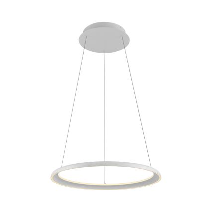 Schöner Wohnen 15570-16 - QUILLO dimmbare LED-Pendelleuchte an Stahlseil LED/36W/230V Ø 60 cm weiß