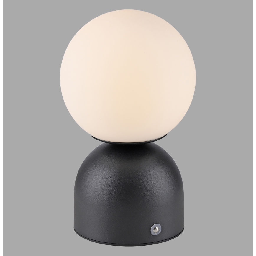 Schöner Wohnen 19218-18 - Wiederaufladbare, dimmbare Touch-LED-Tischlampe RUDI LED/1,2W/5V 3000-6000K 1200 mAh schwarz