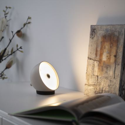 Schöner Wohnen 19244-39 - LED, dimmbar, per Touch wiederaufladbare Außen-Tischlampe BELLIS, LED 2,5 W/5 V, 2600 mAh, IP54, grau