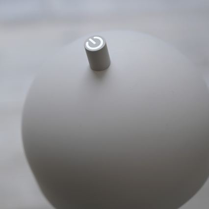 Schöner Wohnen 19244-39 - LED, dimmbar, per Touch wiederaufladbare Außen-Tischlampe BELLIS, LED 2,5 W/5 V, 2600 mAh, IP54, grau