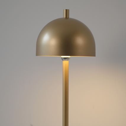 Schöner Wohnen 19245-12 - dimmbare Touch-Akku-Außen-Stehleuchte BELLIS LED/2,5 W/5 V 2600 mAh IP54, gold
