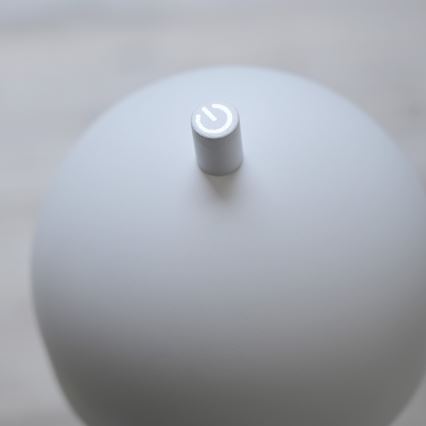 Schöner Wohnen 19245-16 - dimmbare, mit Touch-Bedienung, wiederaufladbare Outdoor-Stehleuchte BELLIS LED/2,5W/5V 2600 mAh IP54 weiß