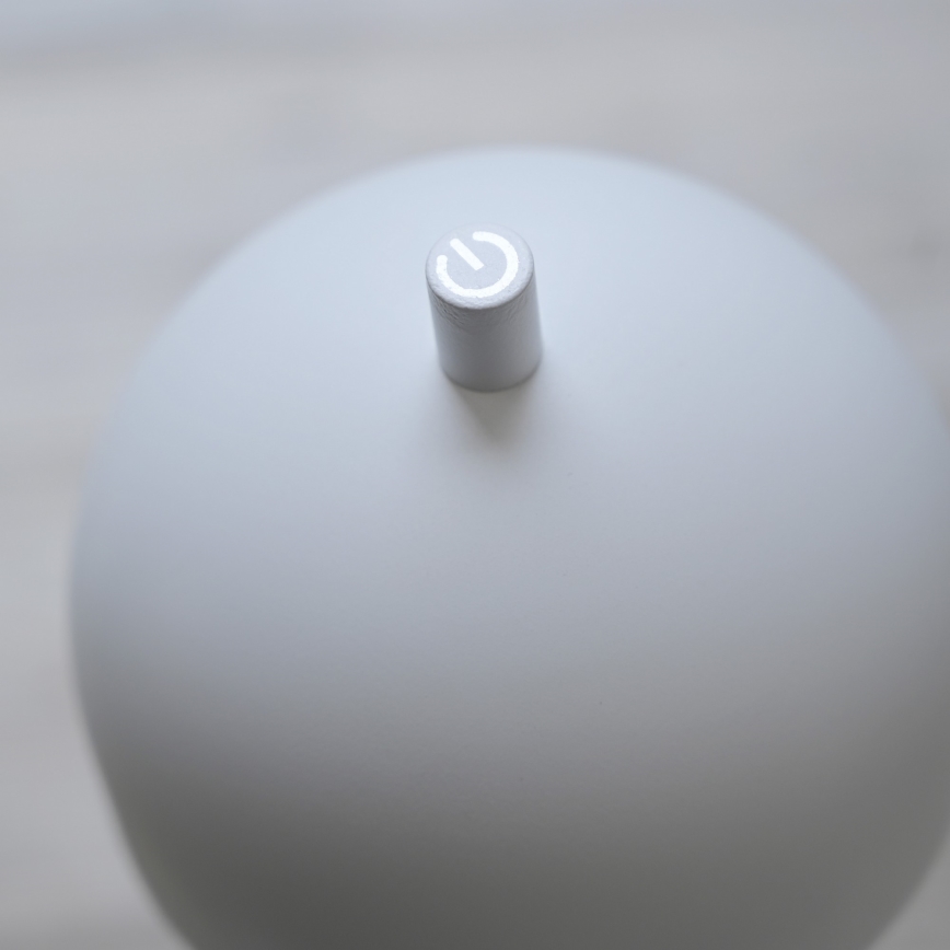 Schöner Wohnen 19245-16 - dimmbare, mit Touch-Bedienung, wiederaufladbare Outdoor-Stehleuchte BELLIS LED/2,5W/5V 2600 mAh IP54 weiß