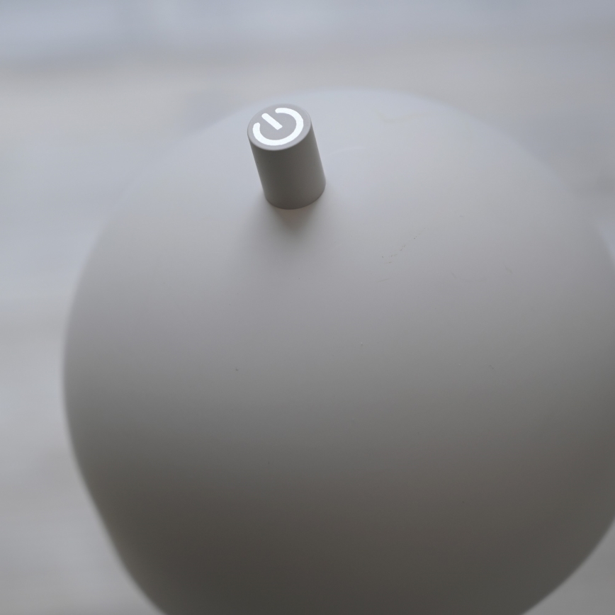 Schöner Wohnen 19245-39 - LED, dimmbare, touchgesteuerte, wiederaufladbare Außen-Stehleuchte BELLIS LED/2,5W/5V 2600 mAh IP54 grau