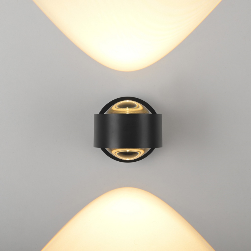 Schöner Wohnen 19331-18 - LED-Wandleuchte CHIA 2xLED/2W/230V schwarz