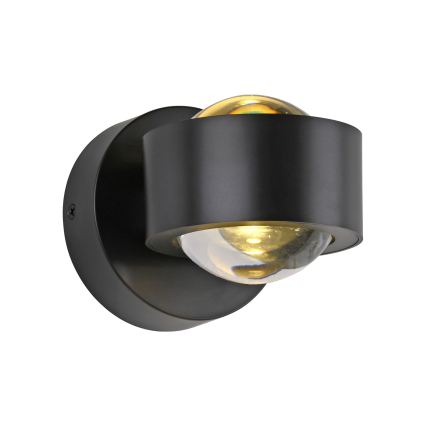 Schöner Wohnen 19331-18 - LED-Wandleuchte CHIA 2xLED/2W/230V schwarz