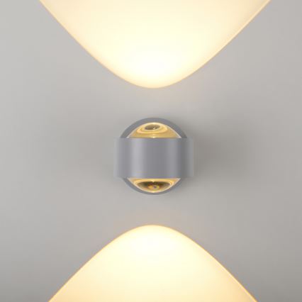 Schöner Wohnen 19331-21 - LED-Wandleuchte CHIA 2xLED/2W/230V anthrazit