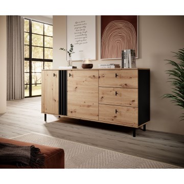 Schrank BADIA Eiche/Anthrazit