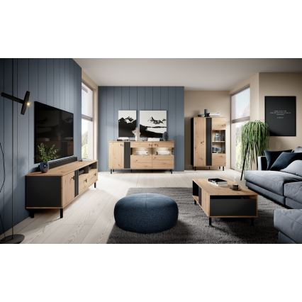 Schrank BADIA Eiche/Anthrazit