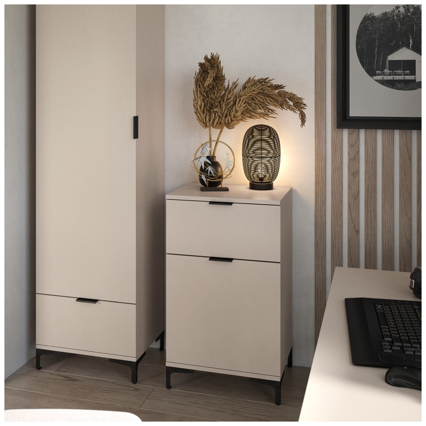 Schrank mit Schublade LORA beige