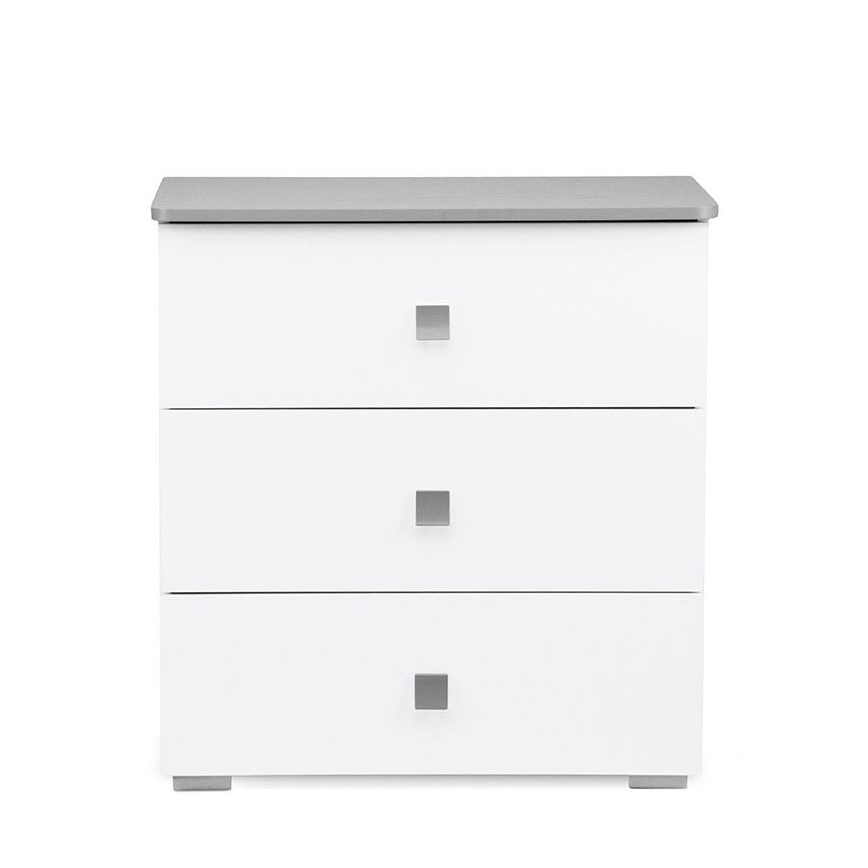 Schrank PABIS 87x83 cm weiß/grau