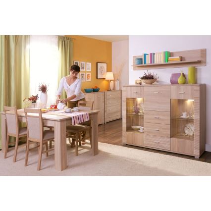 Schrank THEMO 96x93 cm braun