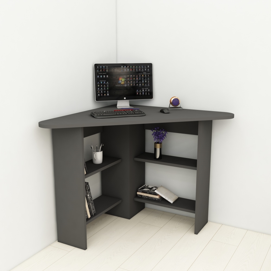 Schreibtisch CORNER 73,8x80 cm anthrazit