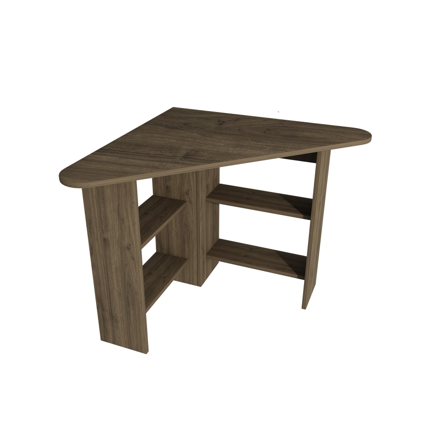 Schreibtisch CORNER 73,8x80 cm braun