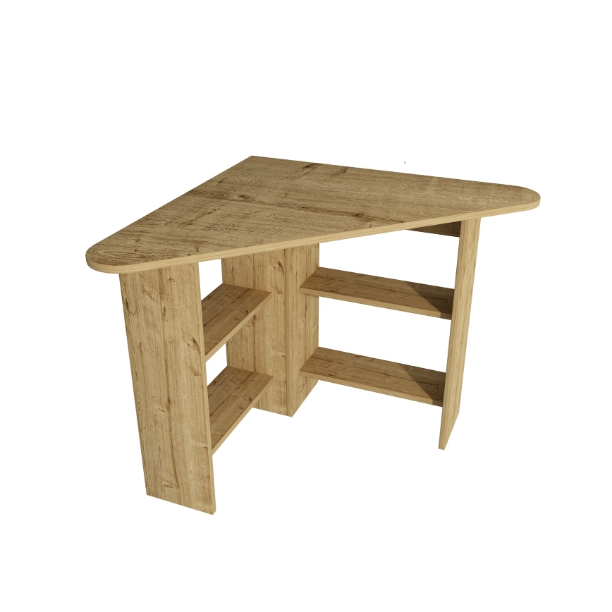 Schreibtisch CORNER 73,8x80 cm Saphir-Eiche