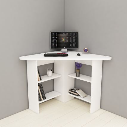 Schreibtisch CORNER 73,8x80 cm weiß