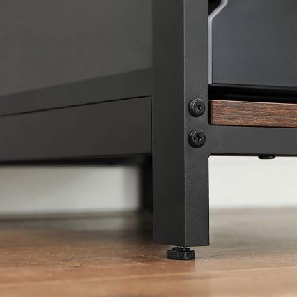 Schreibtisch SOLEA braun/schwarz