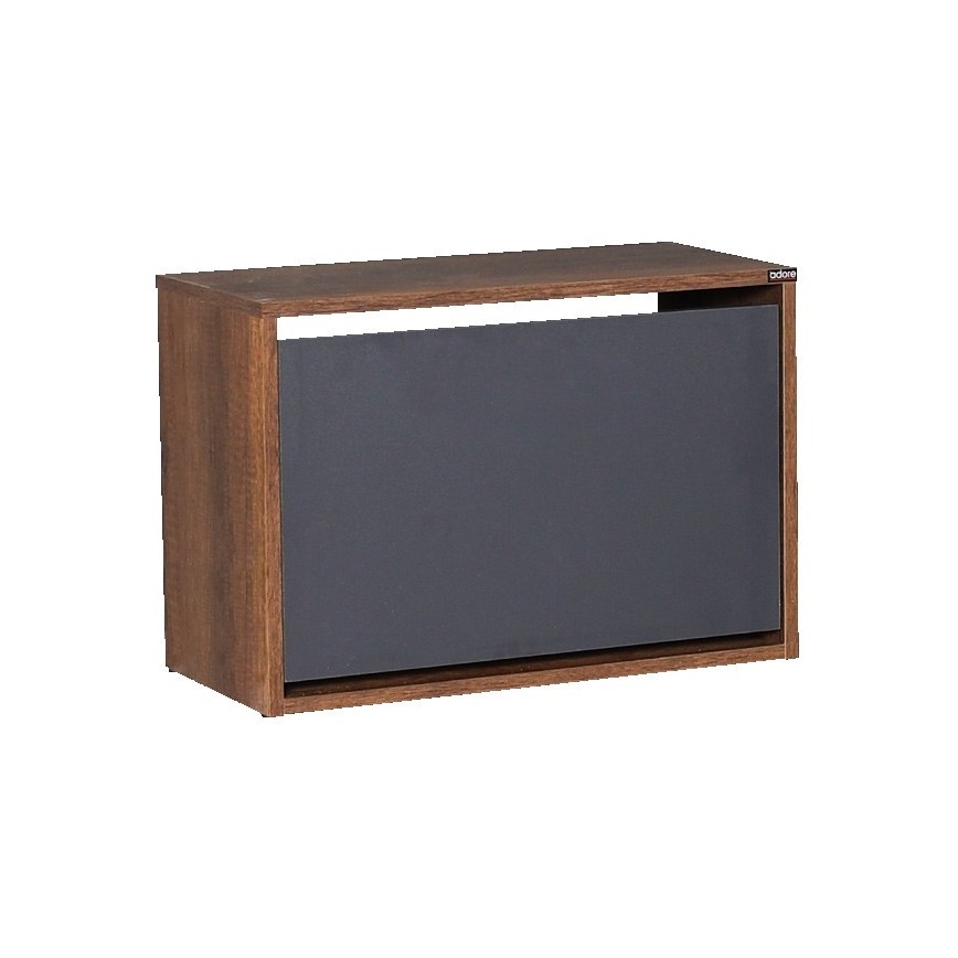 Schuhschrank 42x60 cm braun/anthrazit