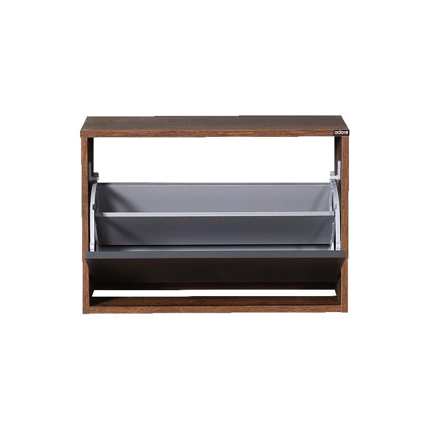 Schuhschrank 42x60 cm braun/anthrazit