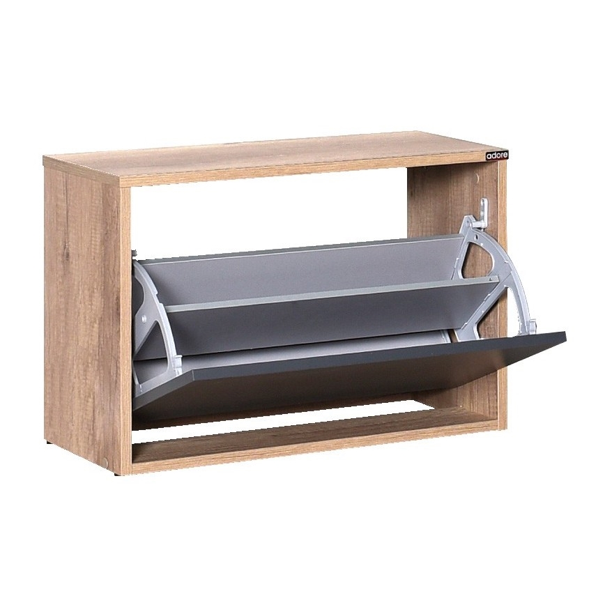 Schuhschrank 42x60 cm braun/anthrazit