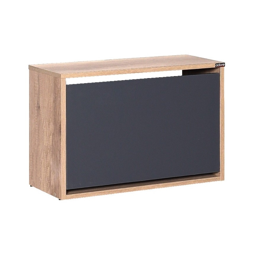 Schuhschrank 42x60 cm braun/anthrazit