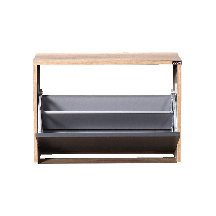 Schuhschrank 42x60 cm braun/anthrazit
