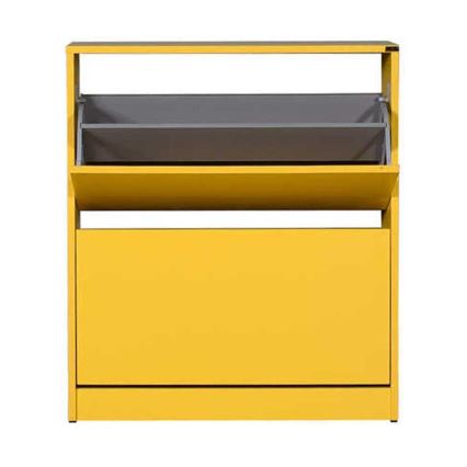 Schuhschrank 84x73 cm gelb